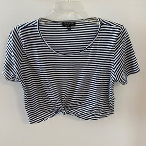 Topshop striped top